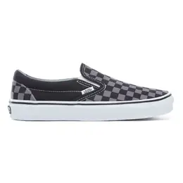 Унисекс повседневные кроссовки Slip On Checker Vans, черный/серый mp_0538405_vn000eyebpj1 | negro / gris