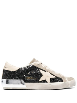 Кеды Super-Star с блестками Golden Goose, черный gwf00587f004683 | черный
