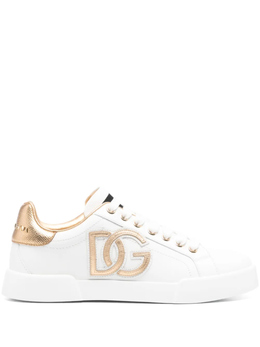 Кроссовки с нашивкой-логотипом DG Dolce & Gabbana, белый ck2331ad780 | белый