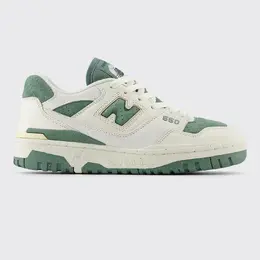 Женские повседневные кроссовки New Balance BBW550PE, белый/зеленый a53795737 | blanco / verde
