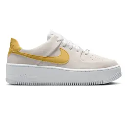 Кроссовки женские Nike Air Force 1 Sage Low, белый/золотой a51096600 | blanco / oro