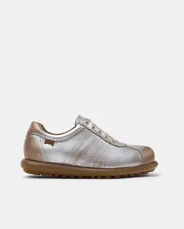 Женские кожаные кроссовки Pelotas Ariel со шнурками Camper, серый mp_0611830_27205297 | gris
