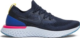 Кроссовки Nike Wmns Epic React Flyknit 'College Navy', синий aq0070 400 | blue