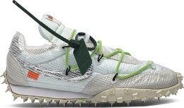 Кроссовки Nike Off-White x Wmns Waffle Racer 'Electric Green', белый cd8180 100 | white