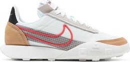 Кроссовки Nike Wmns Waffle Racer 2X 'White Bright Crimson', белый ck6647 101 | white