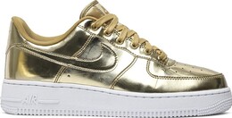 Кроссовки Nike Wmns Air Force 1 SP 'Liquid Metal - Gold', золотой cq6566 700 | gold