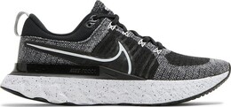 Кроссовки Nike Wmns React Infinity Run Flyknit 2 'White Black', черный ct2423 101 | black