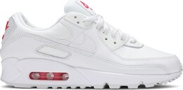 Кроссовки Nike Wmns Air Max 90 'Sail Red', белый cv8819 102 | white