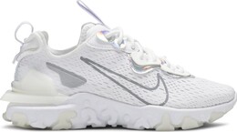 Кроссовки Nike Wmns React Vision 'White Iridescent', белый cw0730 100 | white