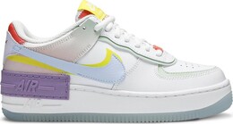 Кроссовки Nike Wmns Air Force 1 Shadow 'White Hydrogen Blue', белый cw2630 141 | white