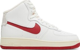Кроссовки Nike Wmns Air Force 1 High Sculpt 'White Gym Red', белый dc3590 100 | white