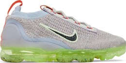 Кроссовки Nike Wmns Air VaporMax 2021 Flyknit 'Light Bone Lime Ice', белый dc4112 003 | white