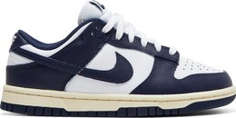 Кроссовки Nike Wmns Dunk Low 'Vintage Navy', синий dd1503 115 | blue