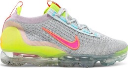 Кроссовки Nike Wmns Air VaporMax 2021 Flyknit 'Neon', серый dh4088 002 | grey