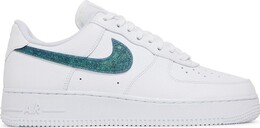 Кроссовки Nike Wmns Air Force 1 Low 'Glitter Swoosh - Celery', белый dh4407 100 | white