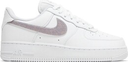 Кроссовки Nike Wmns Air Force 1 Low 'Glitter Swoosh - Canyon Purple', белый dh4407 102 | white