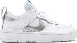Кроссовки Nike Wmns Dunk Low Disrupt 'White Metallic Silver', белый dj6226 100 | white