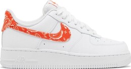 Кроссовки Nike Wmns Air Force 1 '07 'Rush Orange Paisley', белый dj9942 102 | white
