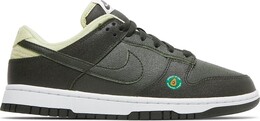 Кроссовки Nike Wmns Dunk Low LX 'Avocado', темно-серый/зеленый/белый dm7606 300 | green