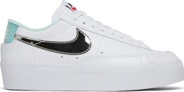 Кроссовки Nike Wmns Blazer Low Platform 'White Mint Foam', белый dq7654 100 | white