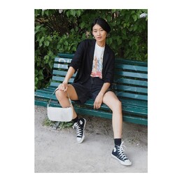 Кроссовки высокие Converse Chuck Taylor All Star Hi, черный co411a00u-802