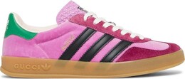 Лимитированные кроссовки Adidas Adidas x Gucci Wmns Gazelle 'Pink Velvet', розовый 707864 9stu0 5960 | pink velvet