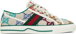 Кроссовки Gucci Wmns Tennis 1977 White Multi, белый 606110 uft30 8466 | white multi