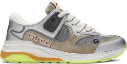 Кроссовки Gucci Wmns Ultrapace Silver Metallic, серебряный 592882 hqk20 8166 | silver metallic