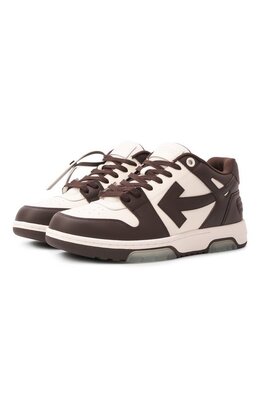 Кожаные кеды Out of Office Off-White 0mia189s25lea002