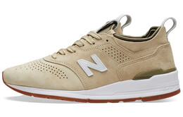 Кроссовки NB 997 унисекс с низким верхом светло-бежевого цвета New Balance m997dra2