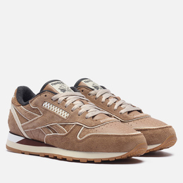 Мужские кроссовки Reebok x White Mountaineering Classic Leather, цвет коричневый, размер 44.5 EU 100233214-4930916