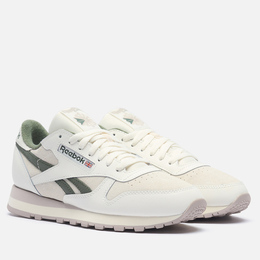 Мужские кроссовки Reebok Classic Leather, цвет бежевый, размер 42 EU 100209516-4930703