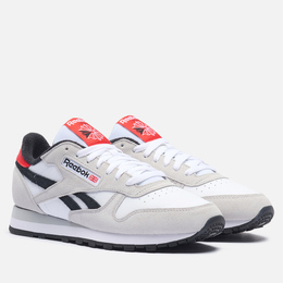 Мужские кроссовки Reebok Classic Leather, цвет белый, размер 43 EU 100209513-4931143