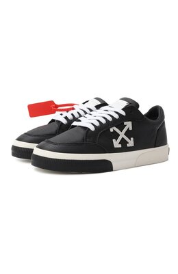 Кожаные кеды New Low Vulcanized Off-White 0wia288c99lea002