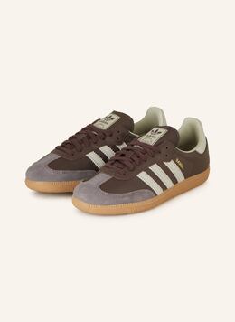 Кроссовки Samba OG Adidas, мультиколор 1630126 | dunkelbraun/ helllila/ creme
