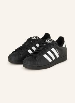 Кроссовки Superstar II Adidas, черный 1660630 | schwarz/ weiss