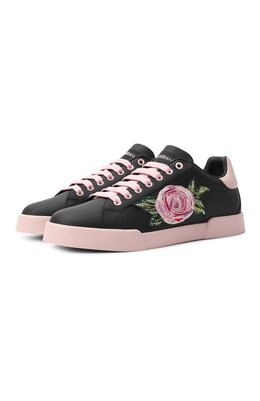 Кожаные кеды Portofino Light Dolce & Gabbana ck2318/a6056