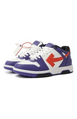 Комбинированные кеды Out Of Office Off-White 0mia189s25lea004