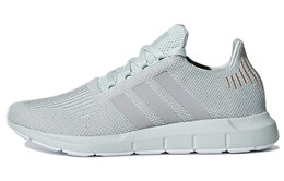 Кроссовки Swift Run женские с низким верхом, зеленые/серые Adidas b37720