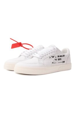 Текстильные кеды New Low Vulcanized Off-White 0mia293s25fab002