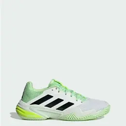 Кроссовки Adidas Barricade 13, полнота F, размер 12 UK, белый/зеленый 103783511363