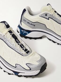 Кроссовки XT-SLATE с резиновой отделкой из сетки Salomon, слоновая кость 1647597358566584 | ivory