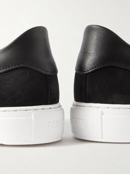 Кроссовки из замши с кожаной отделкой Clean 90 Axel Arigato, черный 1647597322552336 | black