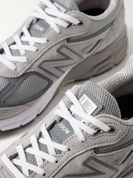 990v4 Кроссовки из замши и сетки New Balance, серый 1647597287455794 | gray