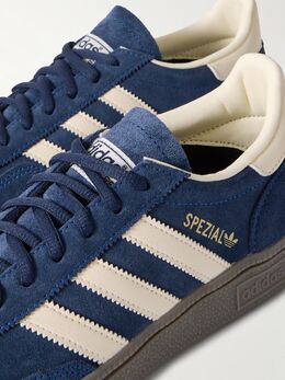 Кроссовки Handball Spezial из замши и кожи Adidas, синий 1647597338935851 | blue