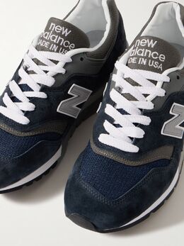 Кроссовки MiUS 997 из замши, сетки и кожи New Balance, темно-синий 1647597332352063 | navy