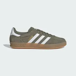 Кроссовки Adidas Gazelle Indoor, полнота F, размер 10 UK, зеленый 4373672162