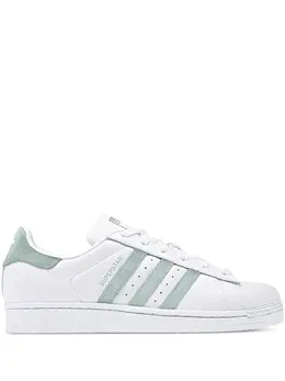 Adidas Superstar "White/Ash Green/Silver Metallic" sneakers 28767381