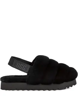 Ugg Super Fluff "Black" slippers 26608111