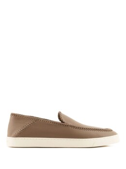 Giorgio Armani кроссовки с декоративной строчкой, коричневый x2x141xf444 | коричневый